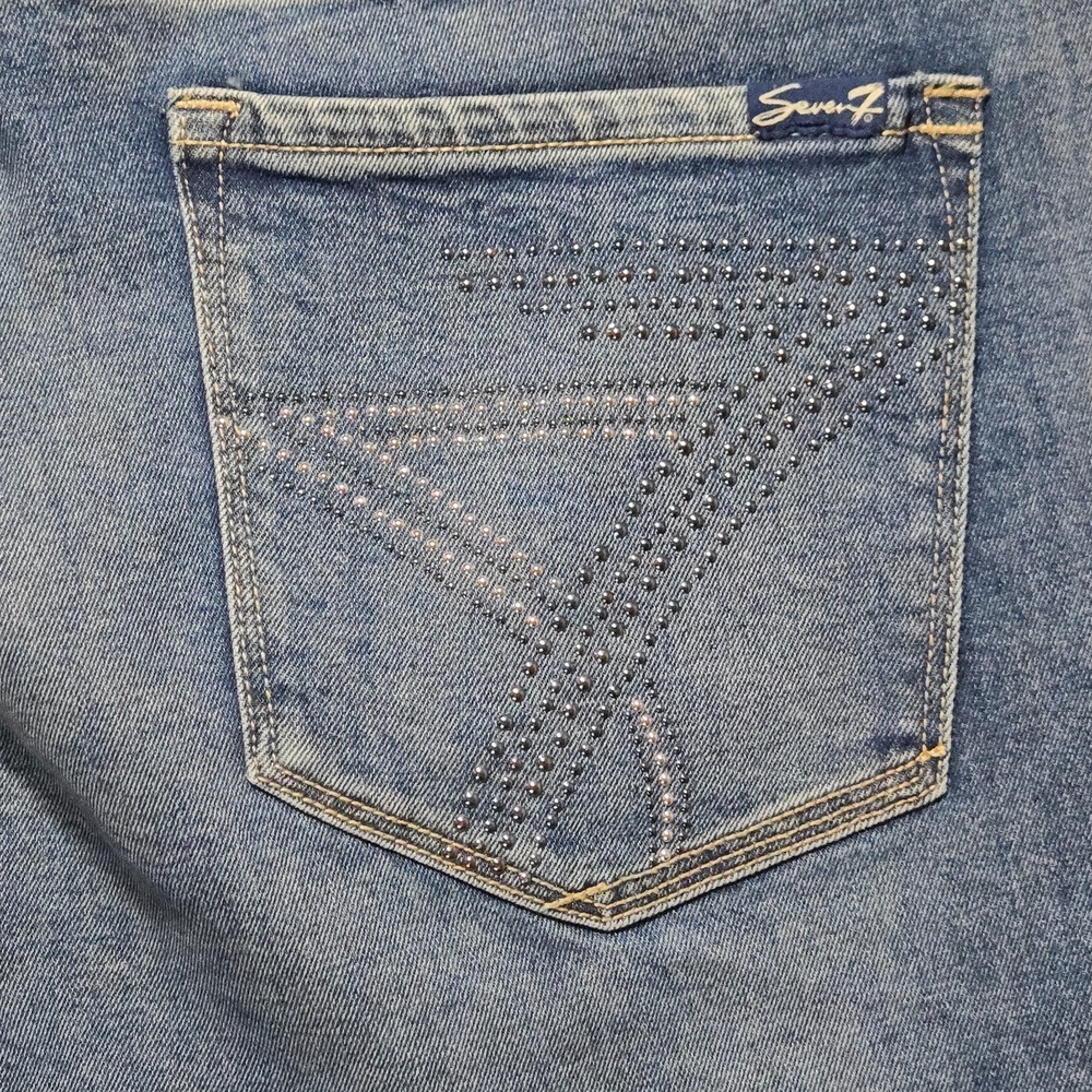 Seven 7 Blue Jeans Limited Edition BOOT Leg Plus Size 20 40x32 Stretch NWT - Picture 5 of 13